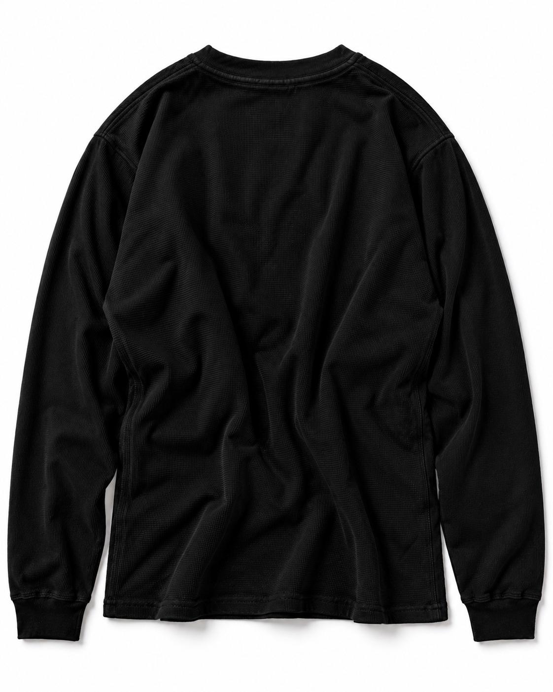 Vow Waffle Long Sleeve laid flat, back
